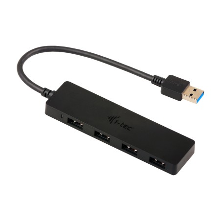 Compact and Efficient i-tec SLIM PASSIVE HUB 4P BLAC (U3HUB404) for Seamless Connectivity